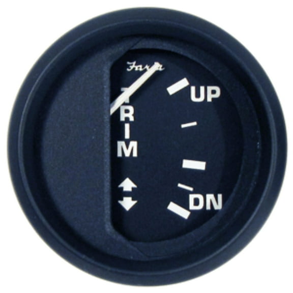Faria  12827; Euro Trim Gauge Fits OMC Outboard (Fits Johnson Evinrude)