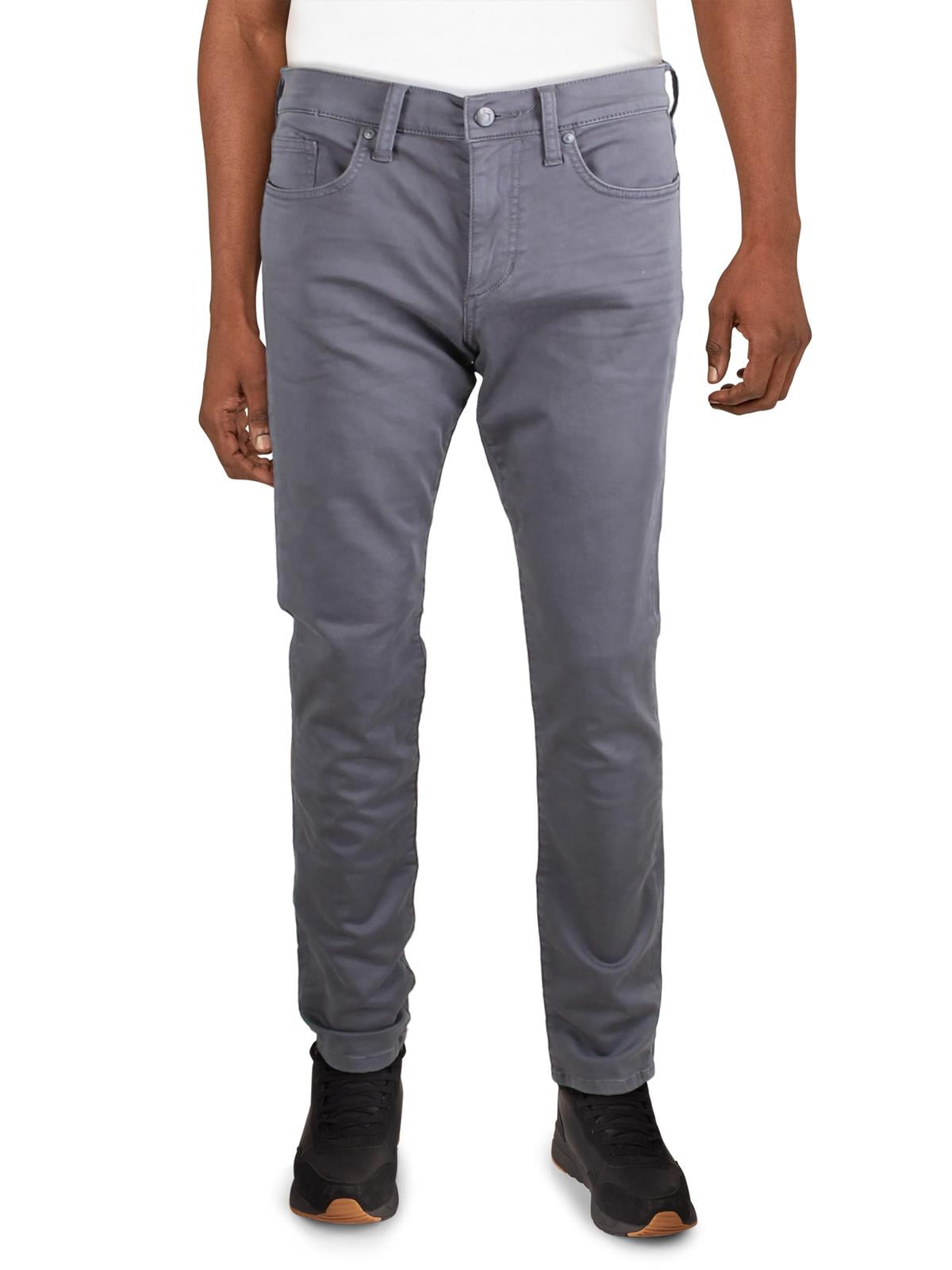 Joe's Jeans Mens Terry MidRise Stretch Slim Jeans Gray 30