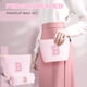 thumbnail image 3 of Set de bolsitas cosméticas Btffitting Initials Design Pink para mujer, 3 of 7