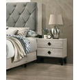 thumbnail image 2 of Esofastore 4-Piece Transitional Upholstered Queen Bedroom Set, Cream, 2 of 8