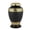 Black & Gold, variant on Aluminum Handcrafted Urn - Elegant Keepsake Holder for Adult Human Ashes (Powder Pink & Silver)