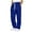 Blue, variant on Mens Work Pants Stretch Mens Winter Fleece Sweatpants Open Bottom Warm Sherpa Lined Insulated Thermal Track Pants Athletic Active Joggers