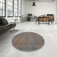thumbnail image 3 of Ahgly Company Indoor Rectangle Traditional Granite Gray Persian Area Rugs, 5' x 7', 3 of 6