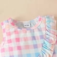 thumbnail image 6 of ROLKFUK Baby Girls Half Skirt Set- Cotton Sleeveless Fashion Cute Summer Clothes Suit Pink Size 6-9 Months, 6 of 10