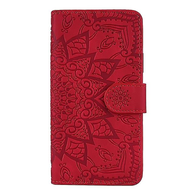 Phone Case For Samsung Galaxy S24 S23 S22 + Plus Ultra Wallet Case With Stand Holder Wallet Card Holder Flower Flower - Floral Pu Leather
