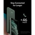 thumbnail image 2 of Anker PowerCore Slim 10000 PD Green, 10000mAh Portable Charger USB-C Power Delivery (18W) Power Bank Fast Charge for iPhone 11/11 Pro / 11 Pro Max, S10, Pixel 3, iPad Pro 2018, and More, 2 of 6