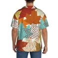thumbnail image 7 of Goofa Fall Maple Leaves Printed Men's Casual Short-sleeved Shirt,Lightweight Breathable Button-down,Summer Casual men's top,Versatile Fashion shirt-Large, 7 of 7
