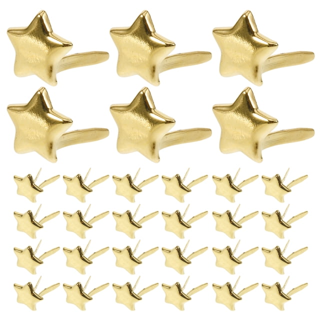100Pcs Clothing Brads Decorative Rivets Multi-Function Brads DIY Paper Fasteners Dressmaking Brads