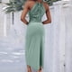 thumbnail image 3 of Vestido de Verano Casual de las Mujeres, Moda Cuello Redondo, Vestido Sólido sin Mangas para las Mujeres, 3 of 7