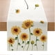 thumbnail image 1 of Uuiauoio Premium Linen Thanksgiving Pumpkin Table Flag Decor with Tassels for Dining Room Kitchen Coffee Table Protection Wrinkle-Free Washable Indoor Outdoor Use, 1 of 2