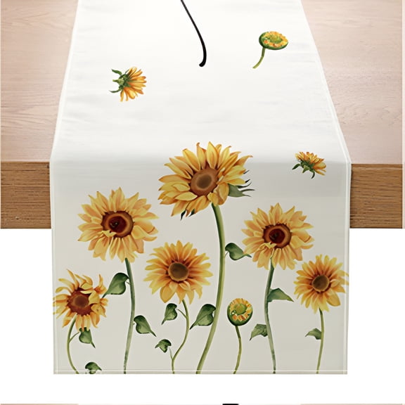 Rectangular Tablecloth, Embroidered Tablecloth, Wrinkle-Free Tassel Tablecloth For Indoor Outdoor Use, Machine Washable Linen Fabric, Stain Resistant, Durable And Elegant Farmhouse Style, 183x33cm