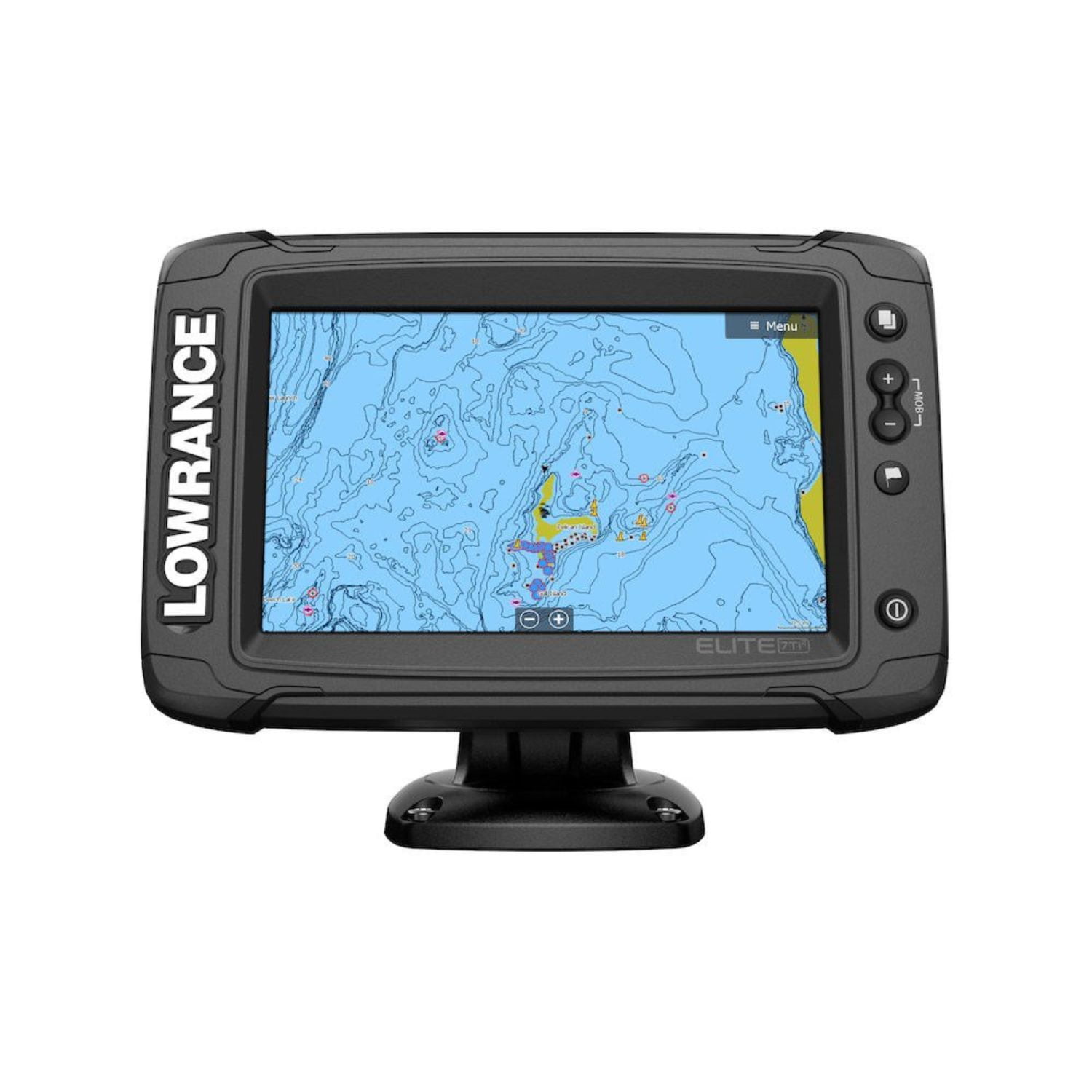 Lowrance Elite7 Ti2 CMAP HDI A I Transducers Y Cable