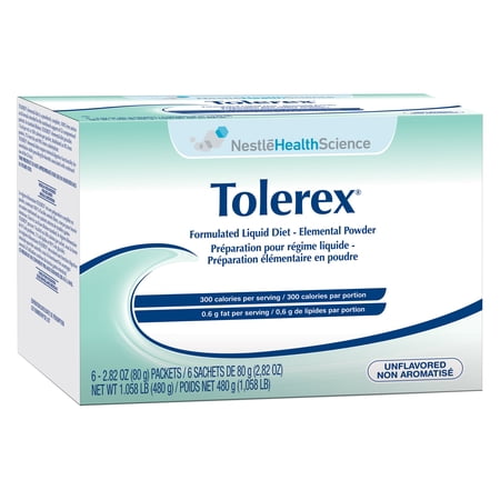 Nestle Tolerex Maintenance Elemental Diet, 6 ea