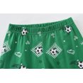 thumbnail image 6 of FEDPOP Toddler Boys Pajamas Soccer Graphic Long Sleeve Sleepwear Kids Pjs Set Size 3T, 6 of 7