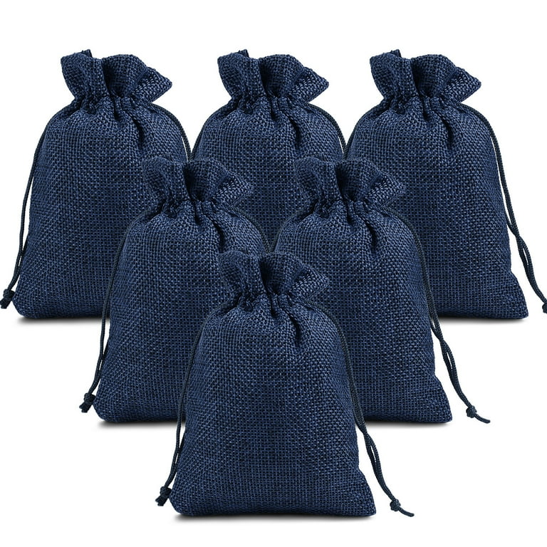 25 50 100x Burlap Gift Bags Hessian Jute Favor Bags Linen Jewelry Pouches with Drawstring for Birthday Wedding Thanksgiving Christmas Gift Bag Walmart