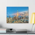 thumbnail image 6 of Dubai Daytime Skyline Canvas Artwork Breathtaking Stunning Cityscape for Home Decor Ready to Hang, 6 of 18
