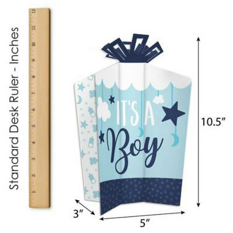 Gobelet Hello Boy Baby Shower en Carton x10