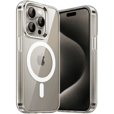 Entronix Case Designed for Apple iPhone 16 Pro Max Clear Magnetic Case, [Yellow Resistant] Strong Protective Slim Fit Shockproof Transparent Crystal Clear Magnetic Case for Apple iPhone 16 Pro Max