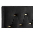 thumbnail image 5 of Kendall Upholstered Queen Panel Bed Black, 5 of 7