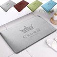 thumbnail image 1 of Vaidha Memory Bath Mat Super Absorbent Quick Dry Rubber Backing Non Slip Washable Bathroom Floor Mats Shower Rug For In Front Of Bathtub ShowerRoom 16x24IN, 1 of 7