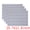 Gray, variant on Unique Bargains Rustic Placemats Set of 4 Rectangular Cotton Blend Green 15.7x11.8inch