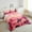 Pink Black, variant on Pink and White Western Bedding Set,West Cowgirl Cowboy Horse Comforter Set Room Decor,Cactus Desert Quilt Bed Set Country Down Comforter 2Pcs
