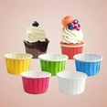 thumbnail image 5 of Bakexcel White Baking Cups,50pcs 3.5oz Cupcake Liners,Christmas Muffin Cupcake Liners, Cupcake Wrappers,Cupcake paper, Paper Cupcake Liners Holder,Disposable Ramekins,Muffin Pan Baking Cups, 5 of 6