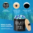 thumbnail image 5 of NUAHRHY Dishwasher Pod Holder with Lid Stylish Dishwasher Tablet Container Wide Opening Dishwasher Pod Storage Round Shape Dishwasher Pod Canister Dishwasher Pod Organizer for Home Kitchens, 5 of 9