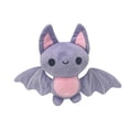 thumbnail image 2 of Halloween Skeleton Stuffed Animal, 9.84 in Bat Plush Pillow, Halloween Indoor Decoration for Sofa Table, Trick Or Treat Halloween Party Gift (Purple), 2 of 6
