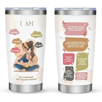 Ochapa 20oz Tumbler Stainless Steel Yoga Gifts for Women, for Yoga Lovers Teachers Friends Mom Girls,Inspirational Mug Coffee Cup Meditation,Birthday Mothers Day Christmas Gift