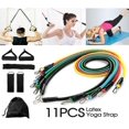 thumbnail image 2 of 11Pcs Yoga Strap Latex Resistance Bands Exercise Home Gym Tube Fitness Elastic, 2 of 5