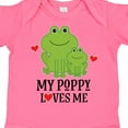 thumbnail image 4 of Inktastic My Poppy Loves Me Grandson Frog Boys Baby Bodysuit, 4 of 5