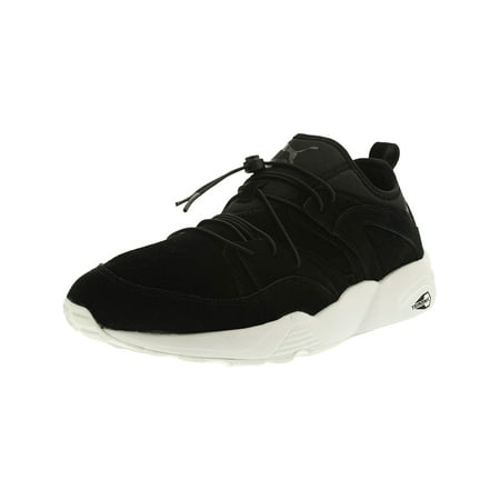 Puma Men's Blaze Of Glory Soft Leather/Textile Black Ankle-High Leather Running Shoe -