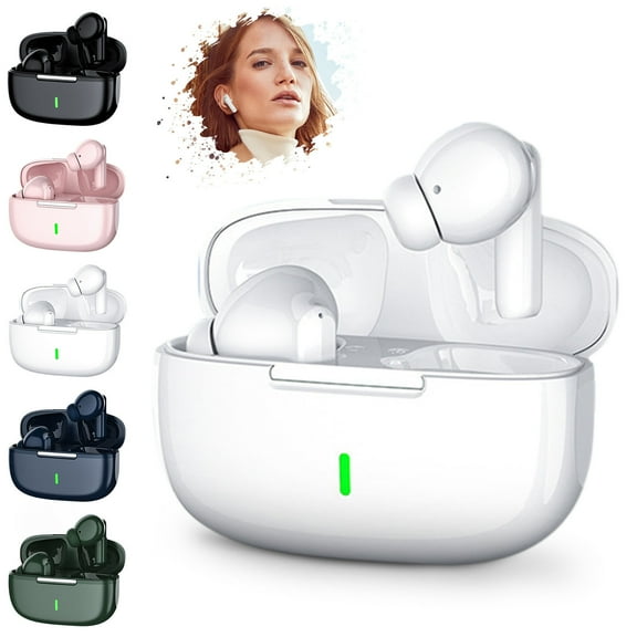 Jacenvly 2024 New Bluetooth Headphones New Bluetooth Earphones With High Sound Quality And Noise Reduction In Ear Bluetooth Earphones Earphones Wired Black