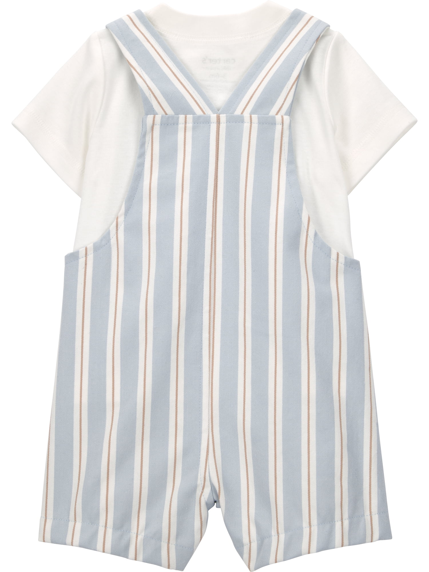 Carter's Child of Mine Baby Boy Overalls Set, 2-Piece, Sizes 0/3-24 Months