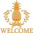 thumbnail image 1 of Vinyl Wall Quote Decals for Home - Pineapple Fruit Welcome Entrance Stylish Wall Sticker for Easy Home Decoration - Size: 19 In x 19 In, 1 of 3