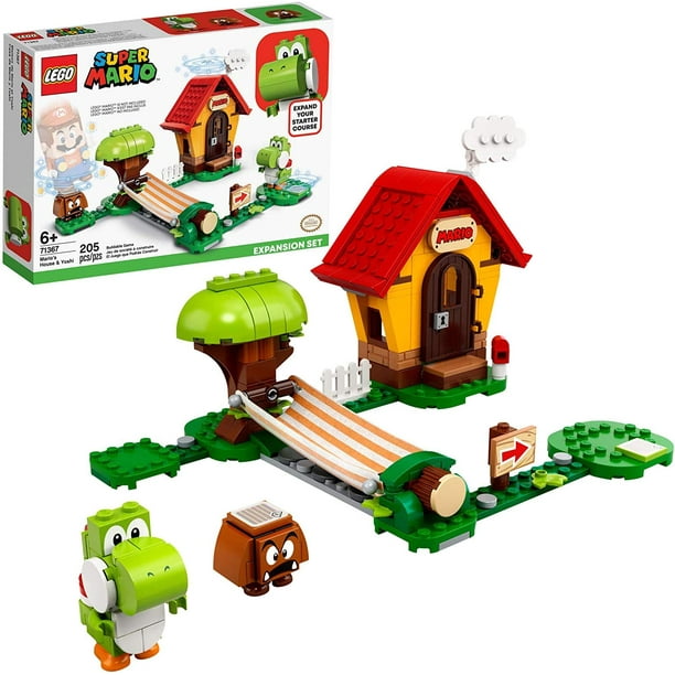 LEGO Super Mario Marioa 128 153 s House Yoshi Expansion Set 71367 Building Kit Collectible Toy to Combine with The LEGO Super Mario Adventures with Mario Starte Walmart
