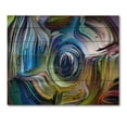 thumbnail image 3 of Designart 'Colour Spiral Fusion' Modern Print on Natural Pine Wood, 3 of 5