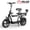 Black-36V, variant on US11 48V Electric Scooter with Kid Seat and Passenger Seat - 500W, 4 Hours Fast Charger, 20Miles, MAX Load Capacity 330 lbs, UL2272 (3 Seat)