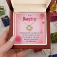 thumbnail image 5 of To My Daughter - Love Knot Necklace - Message Card & Gift Box, 5 of 5