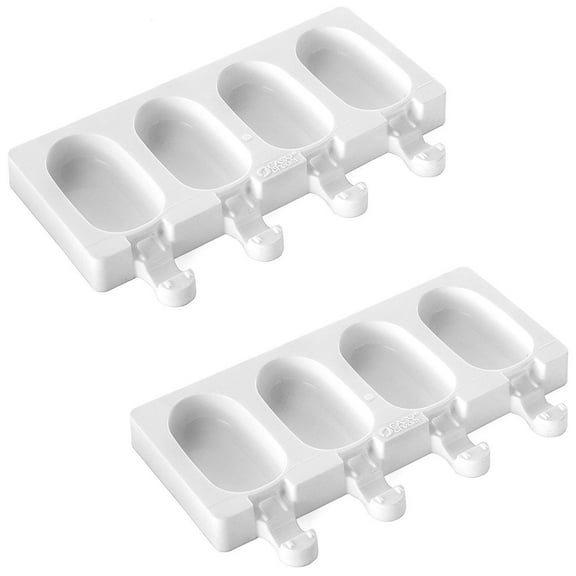 Silikomart Professional Easy Cream Mini Ice Cream Bar Silicone-Mold Set, Classic