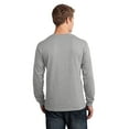 thumbnail image 3 of Port & Company Men's Rib Knit Cuffs Long Sleeve T-Shirt, 3 of 3