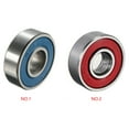 thumbnail image 6 of Fearlessin 10 Pieces Skateboard Bearing Longboard Bearings Skate Wheel Replacement Part Skating Professional Maintenance Assembly Red, 6 of 6