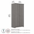 thumbnail image 4 of Cabot Tall Kitchen Pantry Cabinet with Doors in Modern Gray - Engineered Wood, 4 of 12