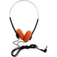 thumbnail image 5 of Auriculares supraaurales retro naranja,Auriculares estéreo con cable,Auriculares,Auriculares portátiles livianos con diadema ajustable,Electrónica, 5 of 5