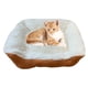 thumbnail image 1 of Cama para perros mediana y relajante, sofá cama para perros y gatos medianos, alfombrillas de felpa mullidas para perros, protector de muebles con funda lavable, 1 of 6