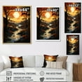 thumbnail image 4 of Designart "Sunrise Of Light II" Landscape & Nature Floater Framed Canvas Print, 4 of 7