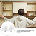 thumbnail image 4 of 100pcs Plastic Shelf Support Pegs Cabinet Clips Plastic Bookcase Self Locking Pin For Kitchen Bookcase Furniture Book Shelves White, 4 of 9