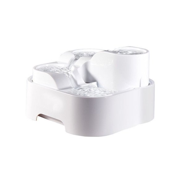 Cat Water Dispenser, Circulating Water, Dog Water Bowl, Multi Slot Automatic Pet Water Dispenser