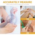 thumbnail image 3 of LEEYNEER6 Pcs Ruler Protractor Medical Goniometer Goniometers Body Measure Goniometer Plastic Goniometer Rotary Goniometer, 3 of 6